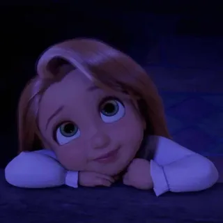 💘 Rapunzel Tangled ราพันเซล, ดิสนีย์, เจ้าหญิง, การ์ตูน, อนิเมชั่น, ภาพเหมือน, น่ารัก telegram sticker