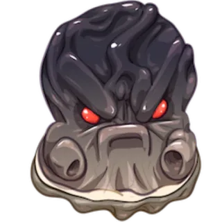 😤 monstre, créature, mal, dessin animé, autocollant telegram sticker
