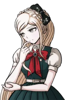 🤔 Sonia Nevermind Danganronpa Anime, Jeu vidéo, Personnage, Danganronpa telegram sticker