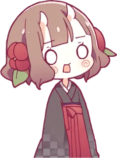 😱 Anime, Mädchen, Süß, Manga, Illustration whatsapp sticker