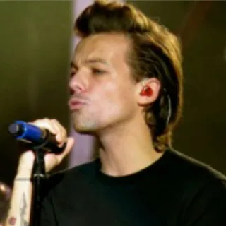 🖤 Louis Tomlinson певец, мужчина, знаменитость, музыка, портрет telegram sticker