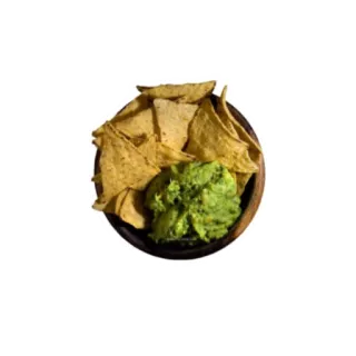 🍟 keripik, guacamole, makanan, camilan, saus, tortilla chips telegram sticker