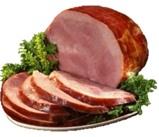 😶 jambon, viande, nourriture, porc, tranché, charcuterie whatsapp sticker