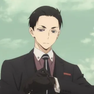 💰 Daisuke Kambe Fugou Keiji Balance: Unlimited Anime, Charakter, Reich, Anzug, Hübsch, Manga telegram sticker