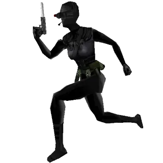 🏃‍♀️ broń, broń, żołnierz, kobieta, bieganie, wojsko, pistolet telegram sticker