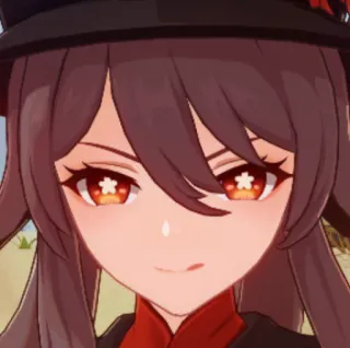 😈 Hu Tao Genshin Impact anime, video game, Hu Tao, Genshin Impact, character, cute, girl telegram sticker