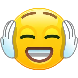 🙄 Emoji, Rosto, Sorriso, Mãos, Chocado telegram sticker
