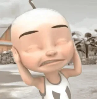 🏴 Upin kartun, anak, Upin, karakter telegram sticker