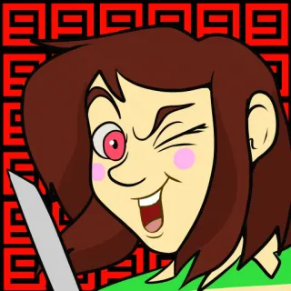 😜 Chara Undertale telegram sticker