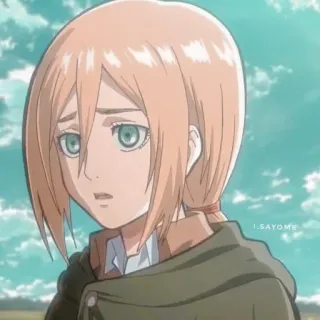 🌟 Petra Ral Attack on Titan Anime, L'Attacco dei Giganti, Petra Ral, Personaggio, Animazione telegram sticker