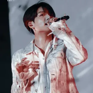 🐇 J-Hope, BTS, singer, performer, idol, stage, microphone telegram sticker