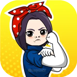 MayDroid Zavatar @wastick_maydroid telegram stickers