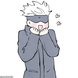 😍 @HAWKS Anime, Dessin animé, Mignon, Kawaii, Fanart, Personnage telegram sticker