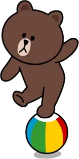 Brown & Cony :: @line_stickers whatsapp stickers