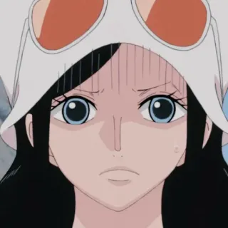 👑 Nico Robin One Piece Anime, Manga, One Piece, Nico Robin, Pirate, Équipage du Chapeau de Paille whatsapp sticker