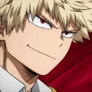 🥲 Katsuki Bakugo My Hero Academia アニメ, マンガ, 僕のヒーローアカデミア, 爆豪勝己, 爆豪, 爆発, ヒーロー telegram sticker