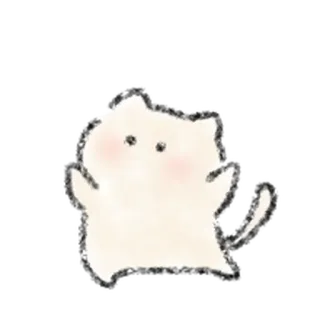 🧃 猫, 可爱, 贴纸, 卡哇伊, 动物, 卡通 whatsapp sticker