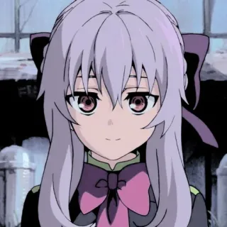 😶 Shinoa Hiiragi Seraph of the End Anime, Personaje, Shinoa Hiragi, Seraph of the End, Manga telegram sticker