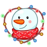 Snowman whatsapp stickers