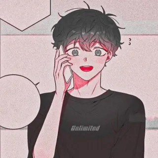 🐇 Unlimited anime, cartoni animati, sorridente, parlante, persona, uomo, illimitato whatsapp sticker
