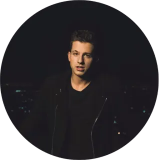 😊 Charlie Puth musician, singer, celebrity, portrait, person telegram sticker