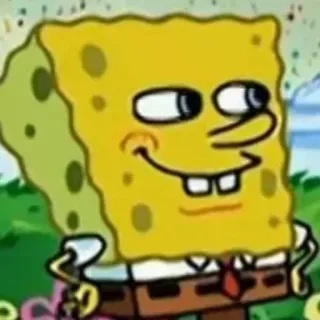 🙂 Spongebob Squarepants spongebob, squarepants, kartun, nickelodeon, kuning whatsapp sticker