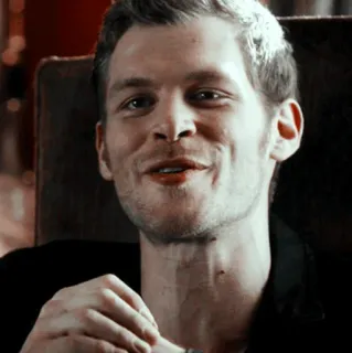 🥐 Klaus Mikaelson The Vampire Diaries vampire diaries, klaus mikaelson, the originals, série tv, personnage, joseph morgan, surnaturel, vampire telegram sticker