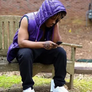 😎 Juice Wrld rapper, nhạc sĩ, nghệ sĩ, buồn, emo, hip hop telegram sticker
