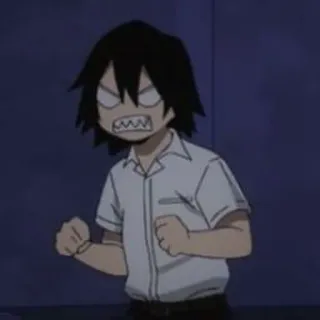 😑 Shota Aizawa My Hero Academia anime, my hero academia, shota aizawa, angry, cartoon telegram sticker