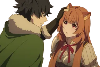👫 Raphtalia The Rising of the Shield Hero Anime, Fantasy, Personaggio, Shield Hero, Raphtalia, Carino telegram sticker