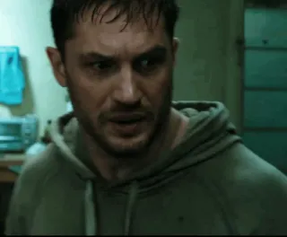 😳 Eddie Brock Venom 汤姆·哈迪, 脸, 演员, 电影 whatsapp sticker
