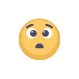 😨 表情符号, 担心, 震惊, 难过, 脸 whatsapp sticker