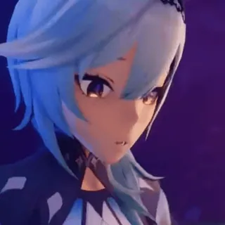 😱 Eula Genshin Impact Anime, Videojuego, Personaje, Eula, Genshin Impact whatsapp sticker