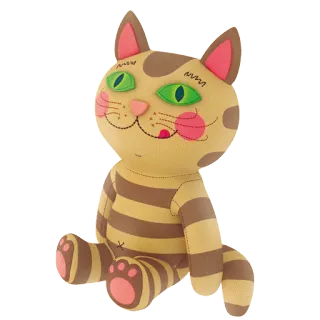 🐱 chat, peluche, jouet, animal, félin, mignon telegram sticker