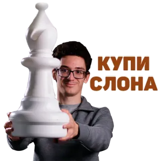 🐘 КУПИ СЛОНА chess, bishop, buy, elephant, Russian telegram sticker