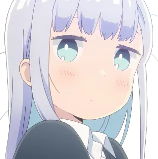 😯 Anime, Manga, Niedlich, Ausdruck, Cartoon telegram sticker