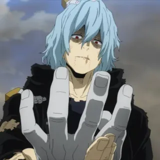 🧵 Shigaraki Tomura My Hero Academia アニメ, ヴィラン, ヒーロー, 漫画, 死柄木, 弔, 崩壊 telegram sticker