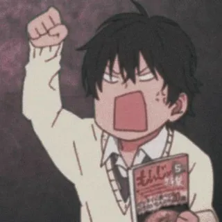 😤 もんじゃ Аниме, Манга, Мондзя, Японская еда, Злой telegram sticker