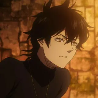🥑 Yuno Black Clover Anime, Black Clover, Yuno, Mago, Magia, Shonen telegram sticker