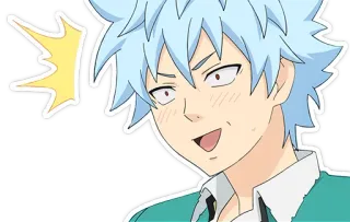😰 Kusuo Saiki The Disastrous Life of Saiki K. Anime, Personagem, Saiki, Kusuo, Saiki K, Comédia telegram sticker