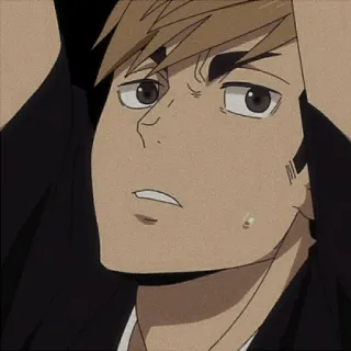 🍯 Anime, Zły, Smutny, Chłopak anime, Wściekły telegram sticker