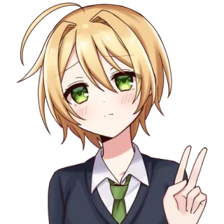 🔮 Anime, Manga, Personaje, Lindo, Kawaii, Ilustración, Sticker telegram sticker