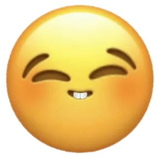 ✨ Emoji, Joyeux, Mignon, Souriant, Rouge telegram sticker