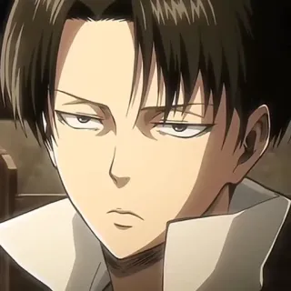 ✨ Levi Ackerman Attack on Titan Anime, Manga, Karakter, Levi, Levi Ackerman, Attack on Titan telegram sticker