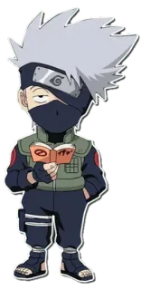 📗 Kakashi Hatake Naruto Kakashi, Naruto, anime, manga, character telegram sticker