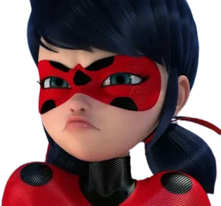 🐞 Ladybug Miraculous: Tales of Ladybug & Cat Noir 瓢虫, 瓢虫少女, 卡通, 动画, 超级英雄 whatsapp sticker
