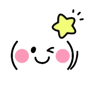 😂 faccia, stella, occhi, carino, cartone animato telegram sticker