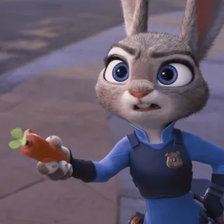 😏 Judy Hopps Zootopia telegram sticker
