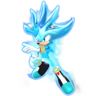 🔋 Silver the Hedgehog ハリネズミ, ソニック, アニメ, カートゥーン, セガ, 青 telegram sticker