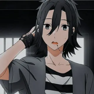 miyamura by : @crimegh_bot whatsapp stickers
